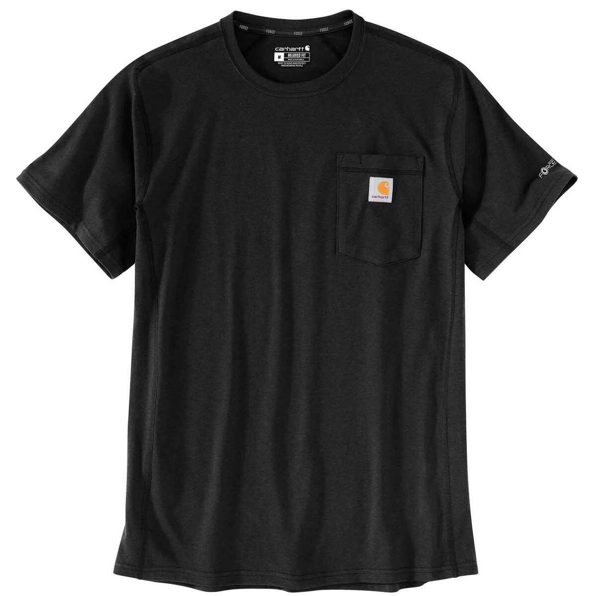 Carhartt Men's Force Relaxed Fit Midweight Pocket Short Sleeve Work Shirt Carhartt Men's Force Relaxed Fit Midweight Pocket Short Sleeve Work Shirt