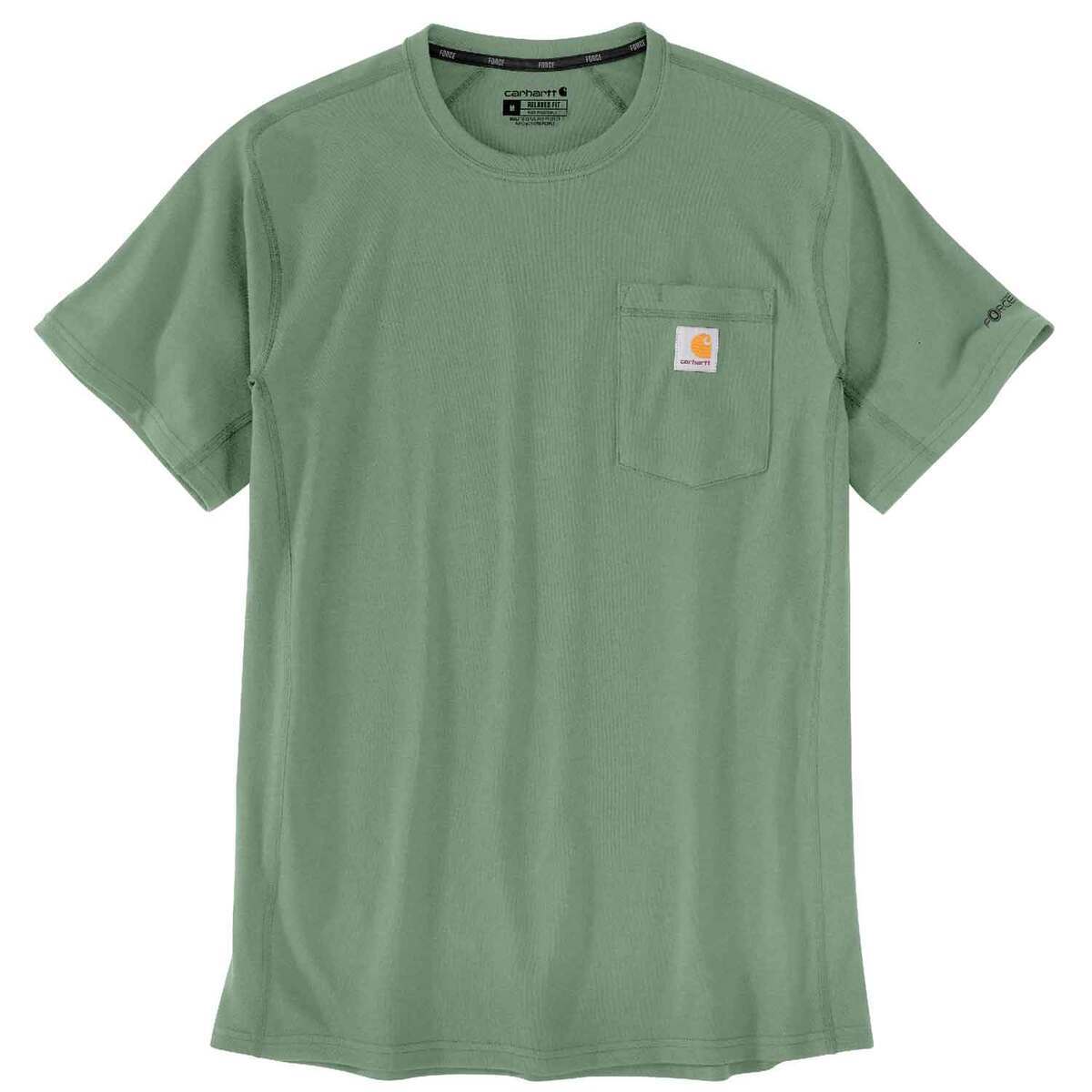 Carhartt Men's Force Relaxed Fit Midweight Pocket Short Sleeve Work Shirt Carhartt Men's Force Relaxed Fit Midweight Pocket Short Sleeve Work Shirt
