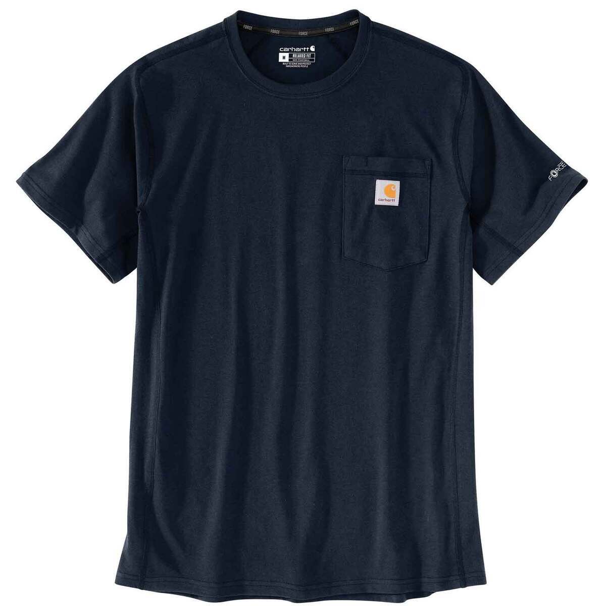 Carhartt Men's Force Relaxed Fit Midweight Pocket Short Sleeve Work Shirt Carhartt Men's Force Relaxed Fit Midweight Pocket Short Sleeve Work Shirt