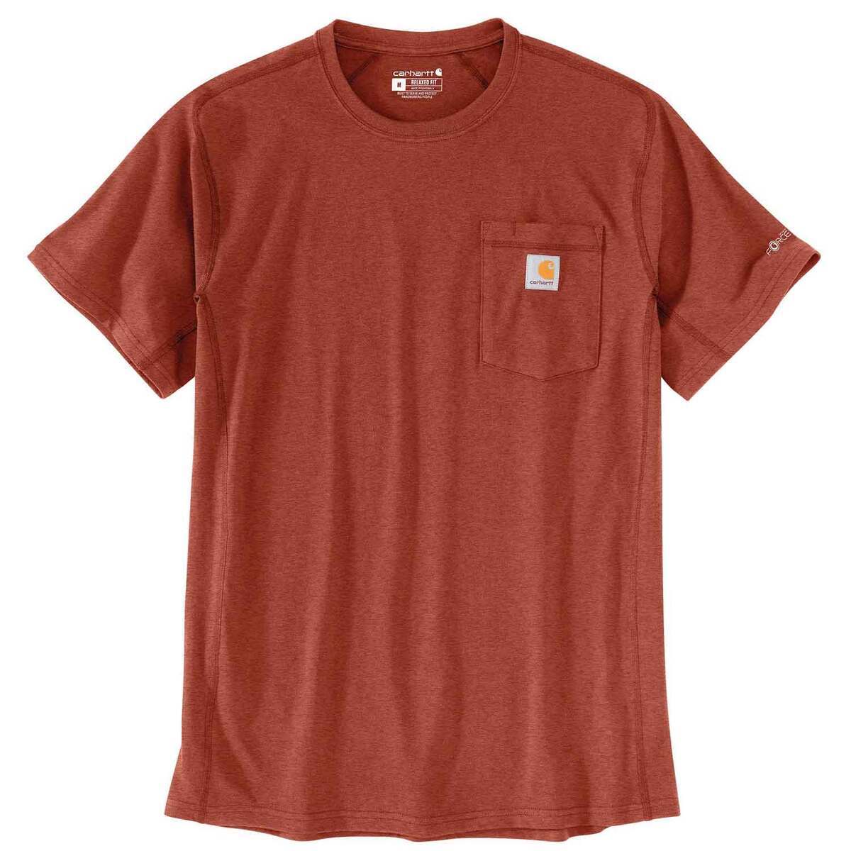 Carhartt Men's Force Relaxed Fit Midweight Pocket Short Sleeve Work Shirt Carhartt Men's Force Relaxed Fit Midweight Pocket Short Sleeve Work Shirt