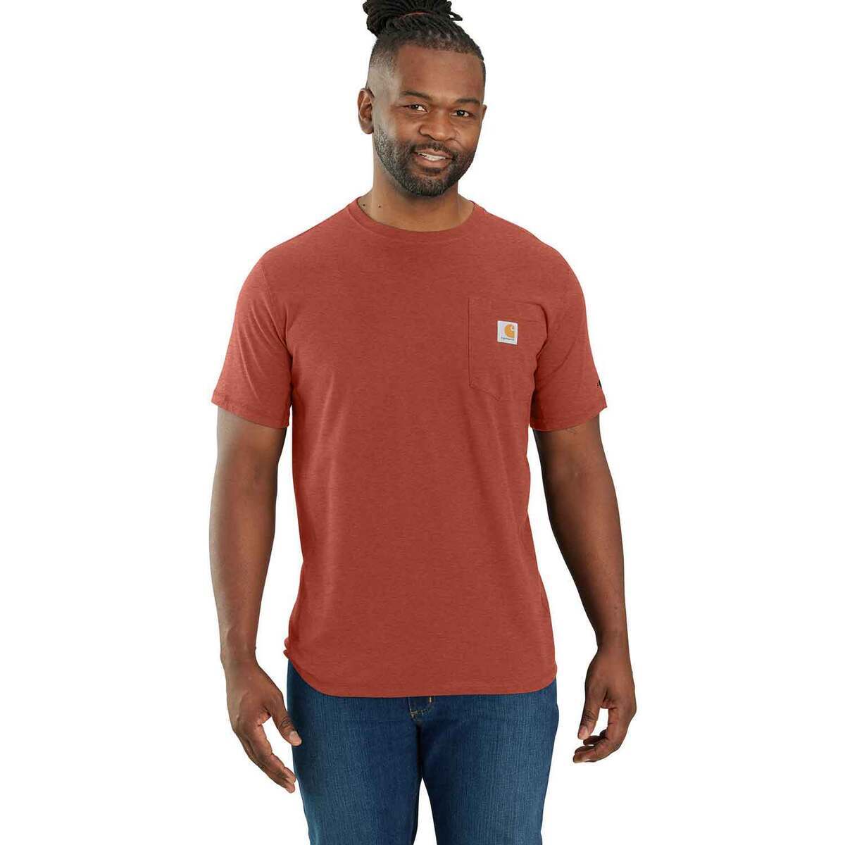 Carhartt Men's Force Relaxed Fit Midweight Pocket Short Sleeve Work Shirt Carhartt Men's Force Relaxed Fit Midweight Pocket Short Sleeve Work Shirt