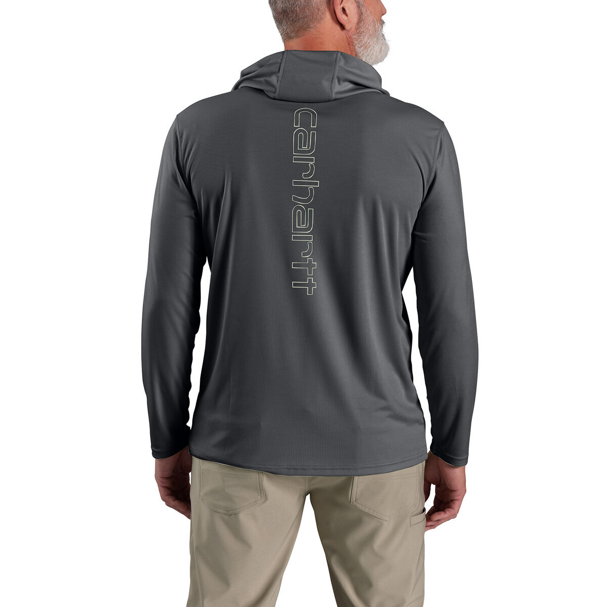 Carhartt Men's Force Sun Defender Lightweight Logo Graphic Long Sleeve Work Shirt Carhartt Men's Force Sun Defender Lightweight Logo Graphic Long Sleeve Work Shirt