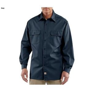 Carhartt Men's Long Sleeve Twill Work Shirt - Khaki - XXL