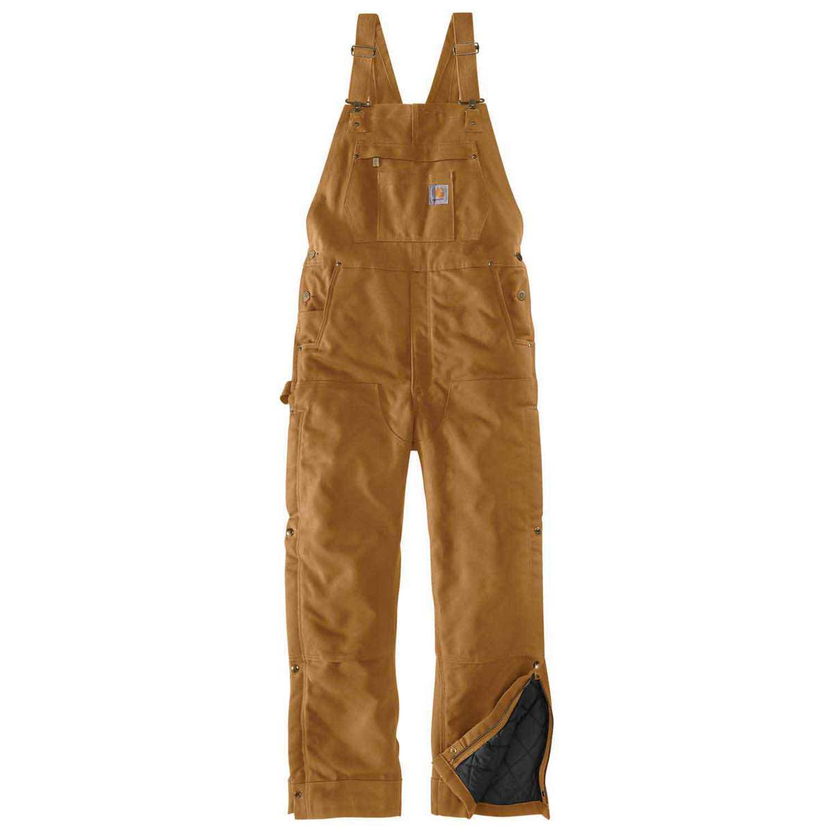 Carhartt Men's Duck Zip to Thigh Unlined Overall, R37 - Wilco Farm Stores