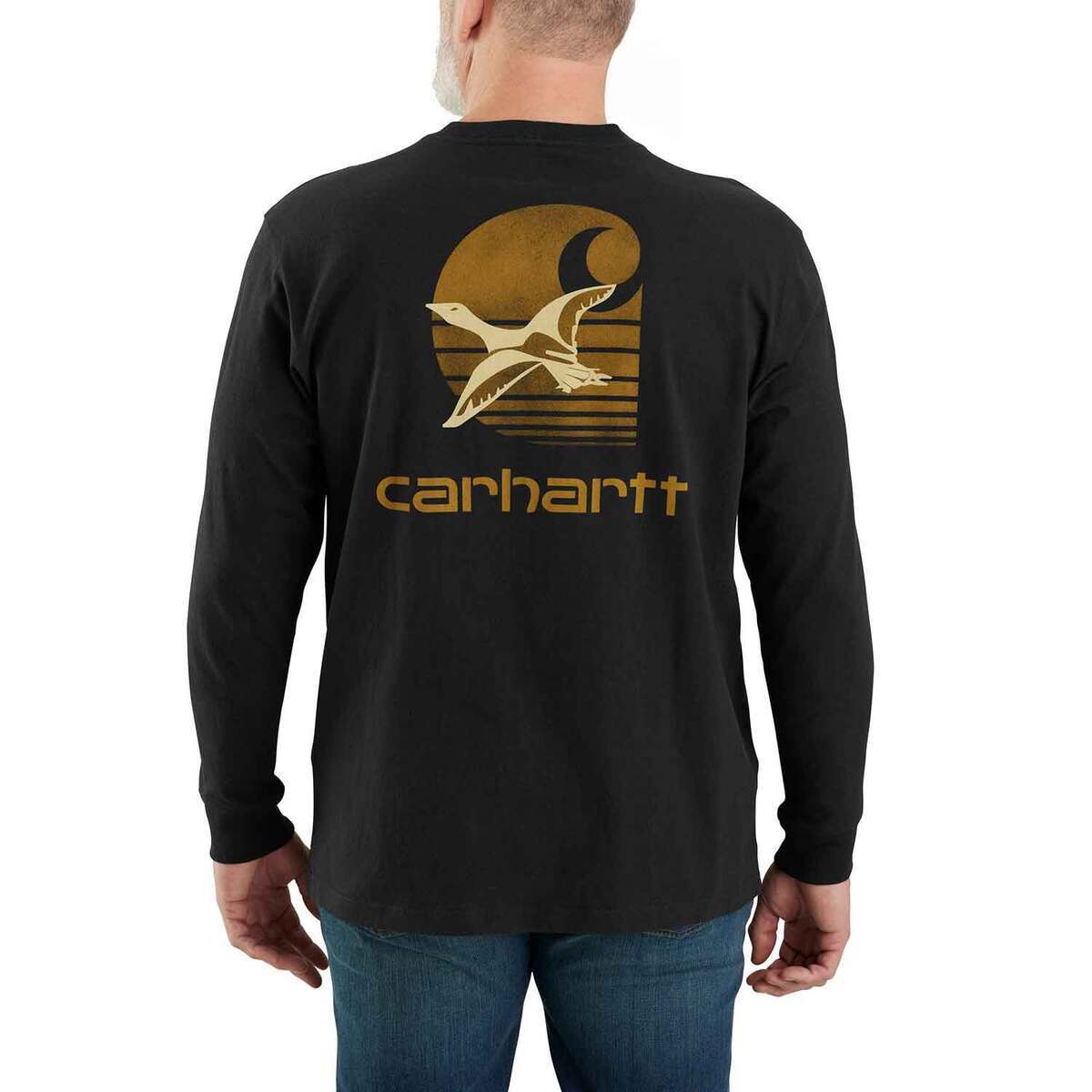 Carhartt Men's Loose Fit Heavyweight Duck Graphic Long Sleeve Work Shirt - Black - 3XL - Black 3XL Carhartt Men's Loose Fit Heavyweight Duck Graphic Long Sleeve Work Shirt - Black - 3XL - Black 3XL