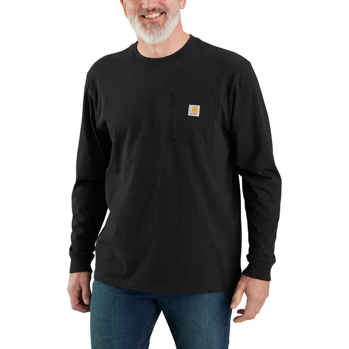 Carhartt Men's Loose Fit Heavyweight Duck Graphic Long Sleeve Work Shirt - Black - 3XL - Black 3XL Carhartt Men's Loose Fit Heavyweight Duck Graphic Long Sleeve Work Shirt - Black - 3XL - Black 3XL