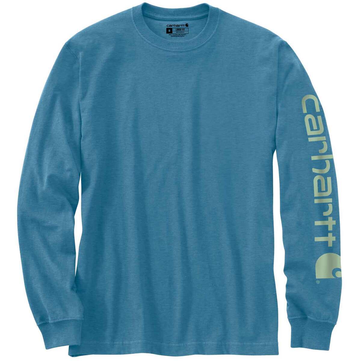 Carhartt Men's Loose Fit Heavyweight Logo Long Sleeve Shirt Carhartt Men's Loose Fit Heavyweight Logo Long Sleeve Shirt