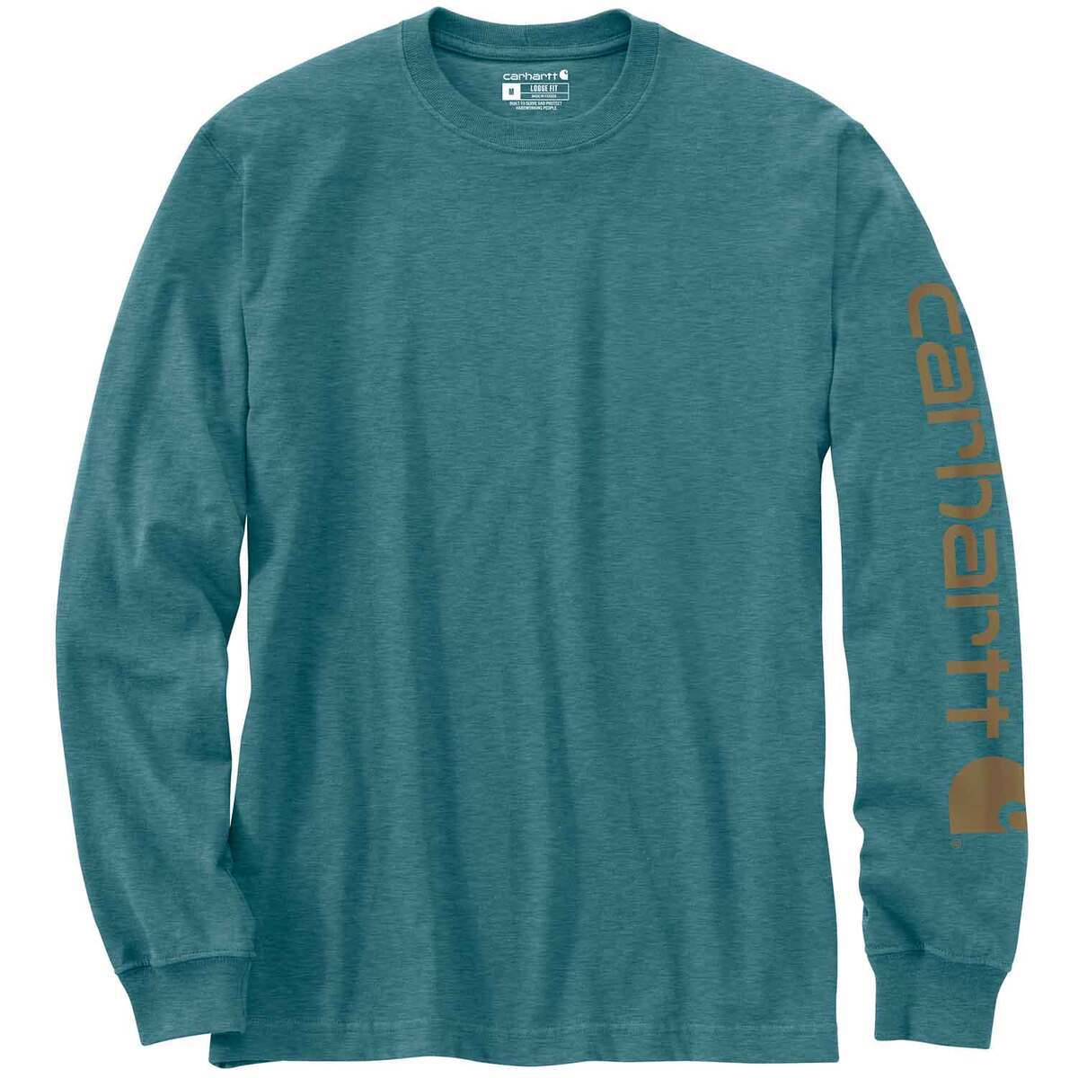 Carhartt Men's Loose Fit Logo Sleeve Long Sleeve Shirt Carhartt Men's Loose Fit Logo Sleeve Long Sleeve Shirt