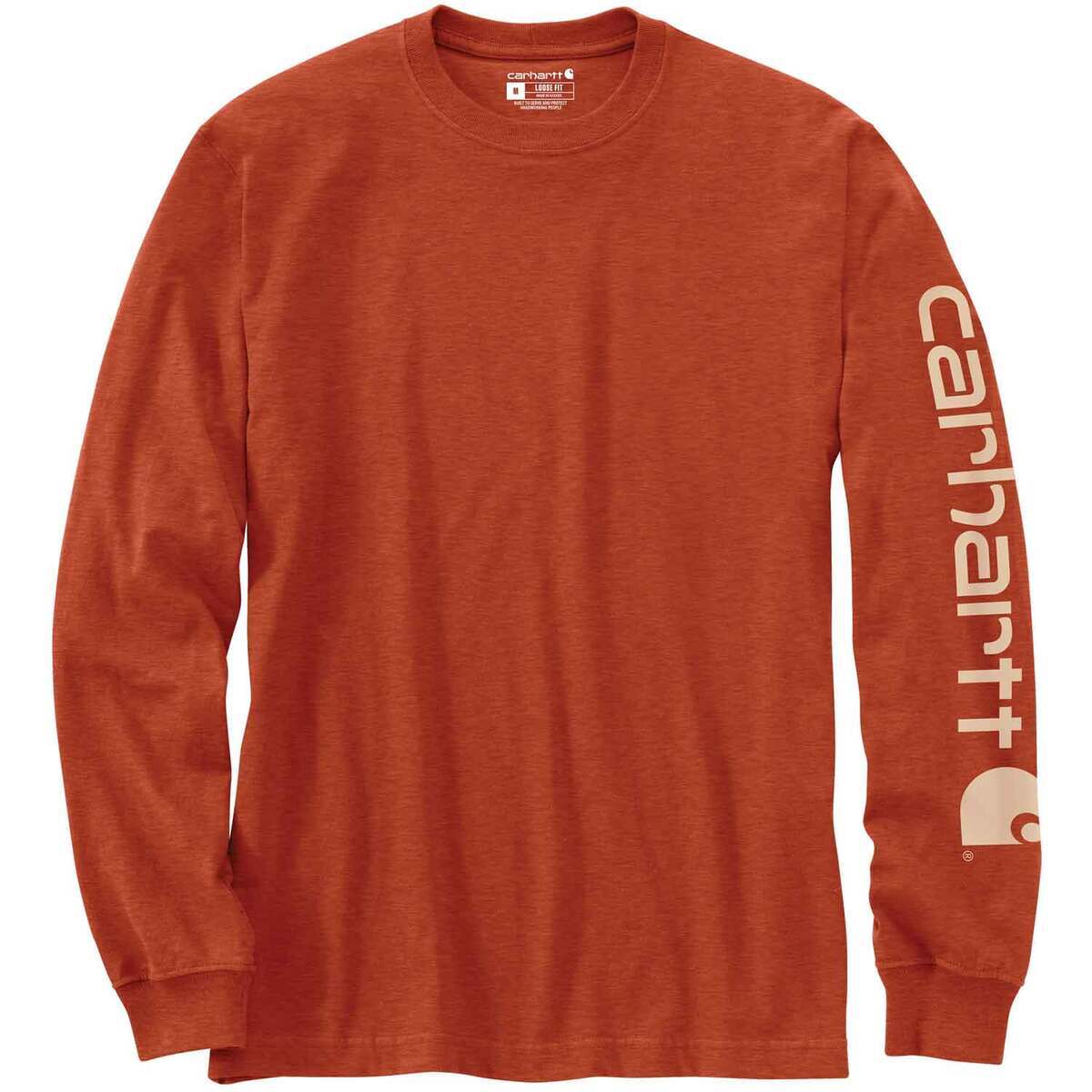 Carhartt Men's Loose Fit Logo Sleeve Long Sleeve Shirt Carhartt Men's Loose Fit Logo Sleeve Long Sleeve Shirt