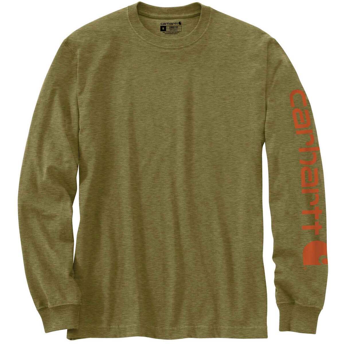 Carhartt Men's Loose Fit Logo Sleeve Long Sleeve Shirt Carhartt Men's Loose Fit Logo Sleeve Long Sleeve Shirt