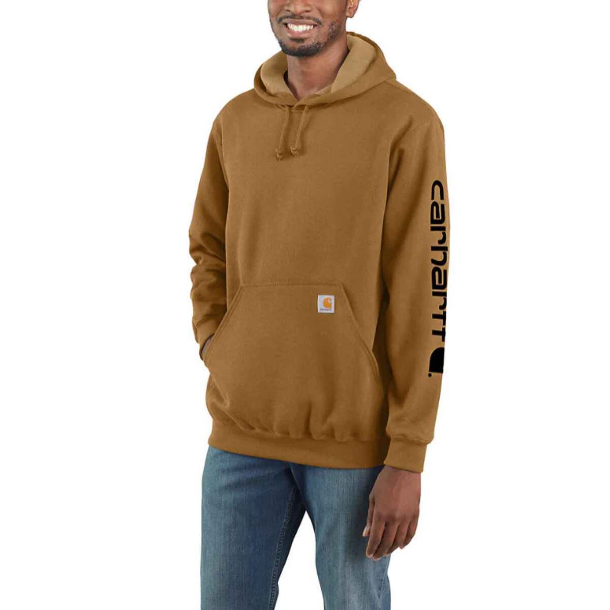 Carhartt Men's Midweight Logo Work Hoodie Carhartt Men's Midweight Logo Work Hoodie
