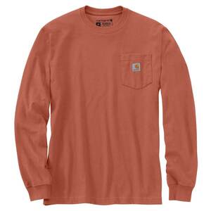 Carhartt Men's Mountain Graphic Long Sleeve Work Shirt - Terracotta - 3XL