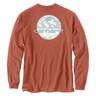 Carhartt Men's Mountain Graphic Long Sleeve Work Shirt - Terracotta - 3XL - Terracotta 3XL