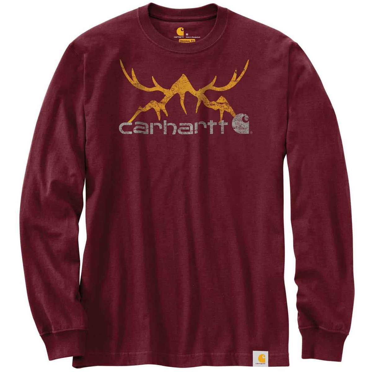 Carhartt Men's Original Fit Graphic Long Sleeve Shirt - Port - XXL - Port XXL Carhartt Men's Original Fit Graphic Long Sleeve Shirt - Port - XXL - Port XXL
