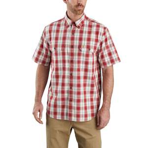 Carhartt Men's Original Fit Plaid Short Sleeve Shirt