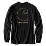 Carhartt Men's Pocket Camo C Graphic Long Sleeve Casual Shirt - Black - 3XL - Black 3XL