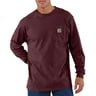 Carhartt Men's Pocket Workwear Long Sleeve Shirt - Port - XL - Port XL