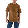 Carhartt Men's Loose Fit Heavyweight Short Sleeve Work Shirt - Carhartt Brown - 3XL - Carhartt Brown 3XL