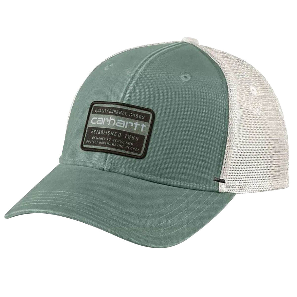 Carhartt Men's Quality Graphic Canvas Mesh-Back Adjustable Hat - Leaf Green - Leaf Green Carhartt Men's Quality Graphic Canvas Mesh-Back Adjustable Hat - Leaf Green - Leaf Green