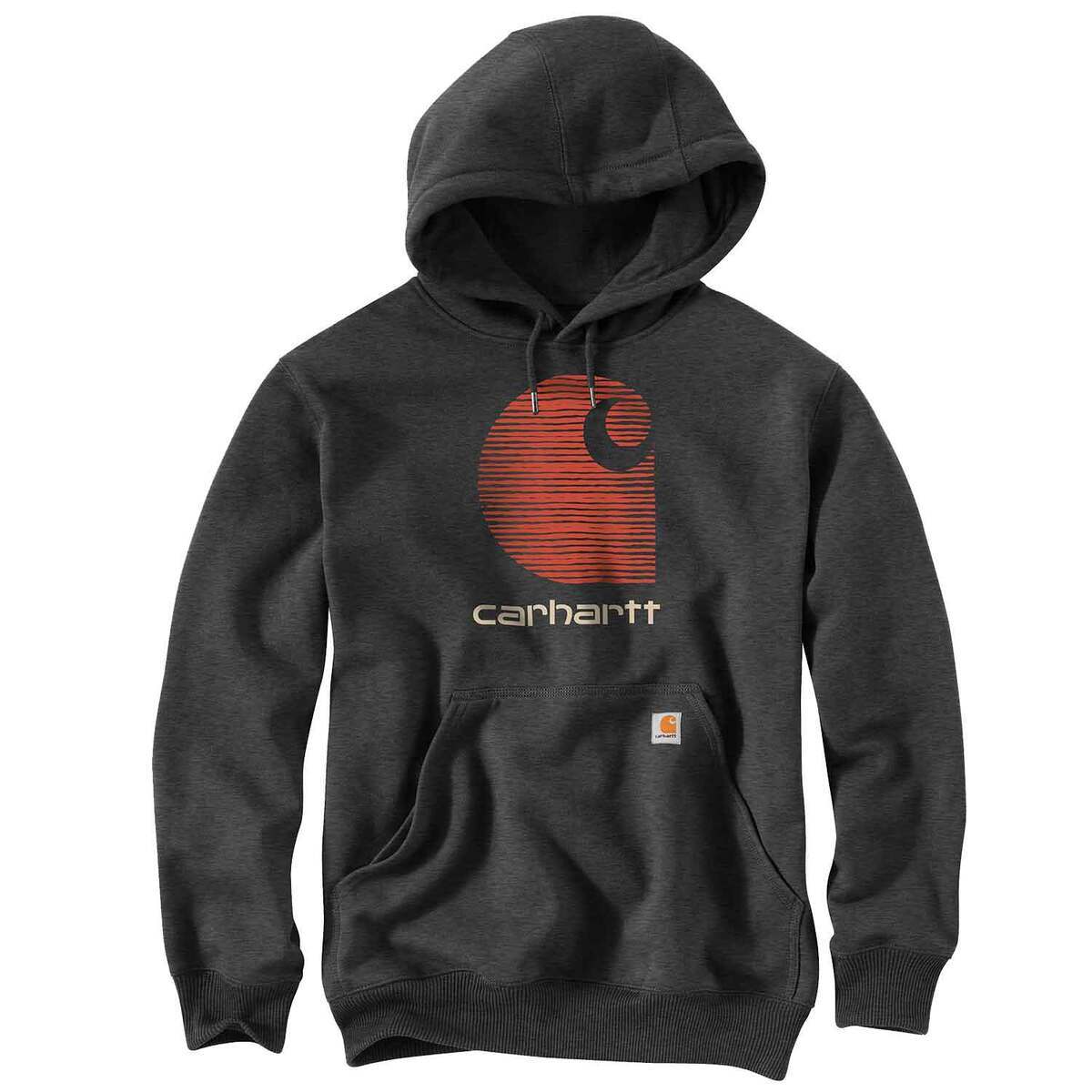 Carhartt Men's Rain Defender Logo Graphic Casual Hoodie Carhartt Men's Rain Defender Logo Graphic Casual Hoodie
