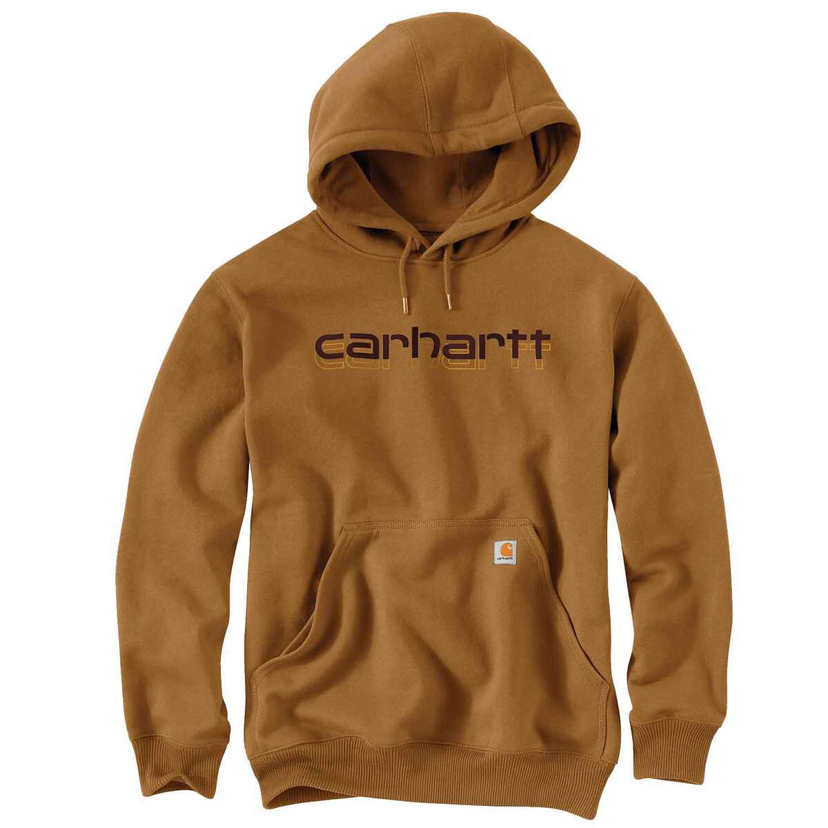 Carhartt Men's Rain Defender Logo Graphic Casual Hoodie Carhartt Men's Rain Defender Logo Graphic Casual Hoodie