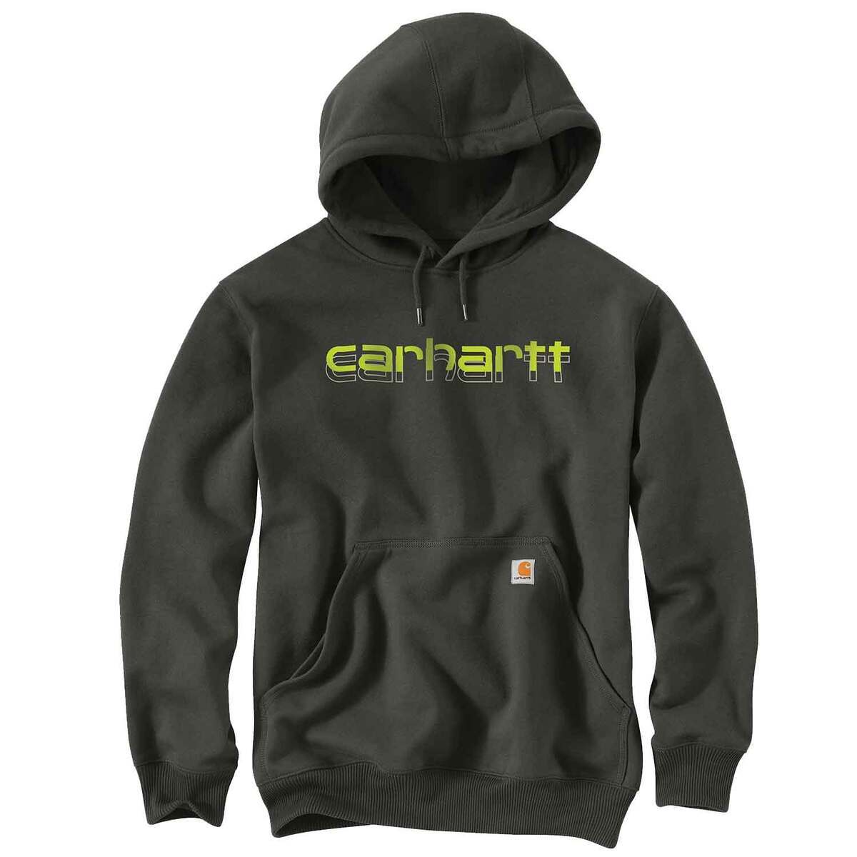 Carhartt Men's Rain Defender Logo Graphic Casual Hoodie Carhartt Men's Rain Defender Logo Graphic Casual Hoodie
