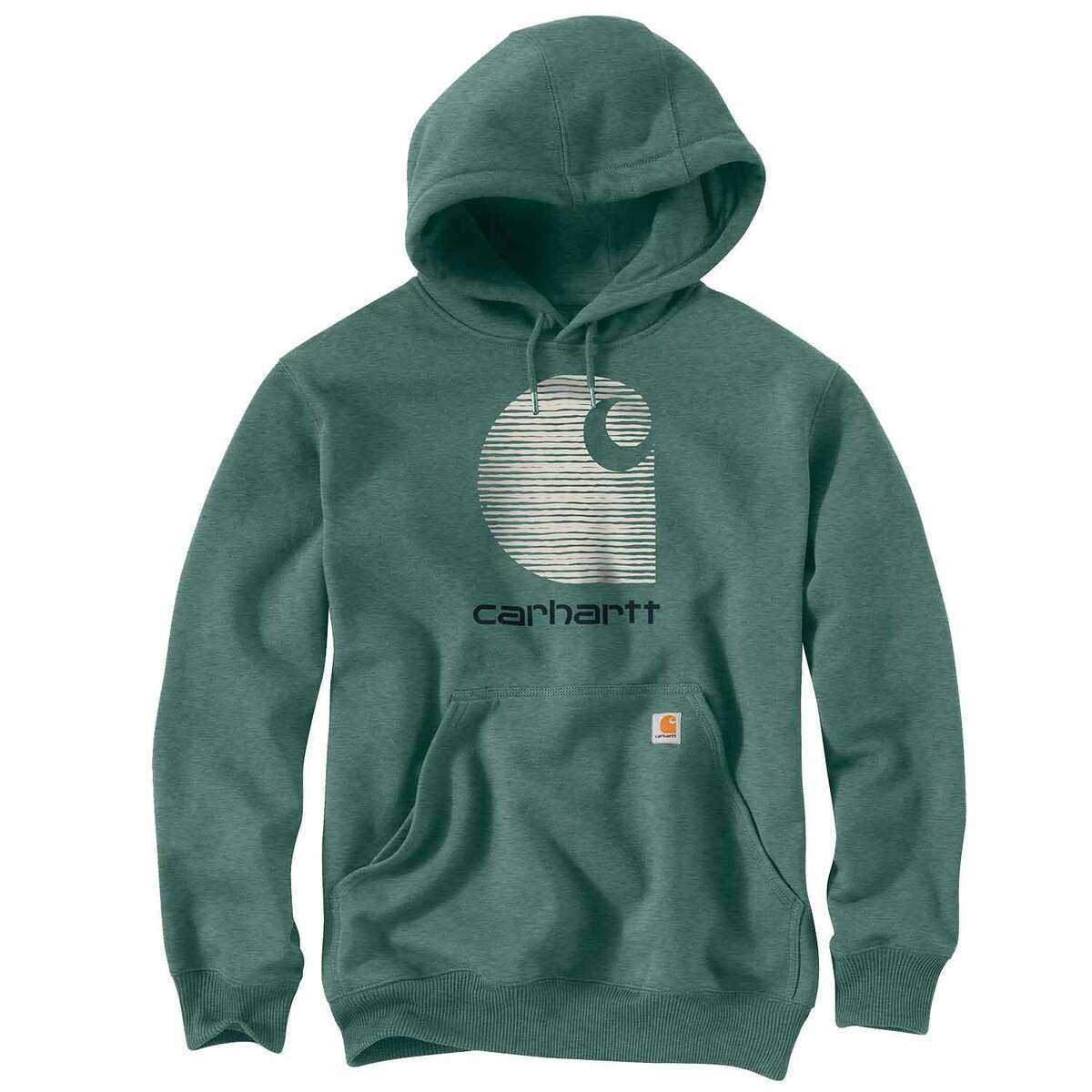 Carhartt Men's Rain Defender Logo Graphic Casual Hoodie Carhartt Men's Rain Defender Logo Graphic Casual Hoodie