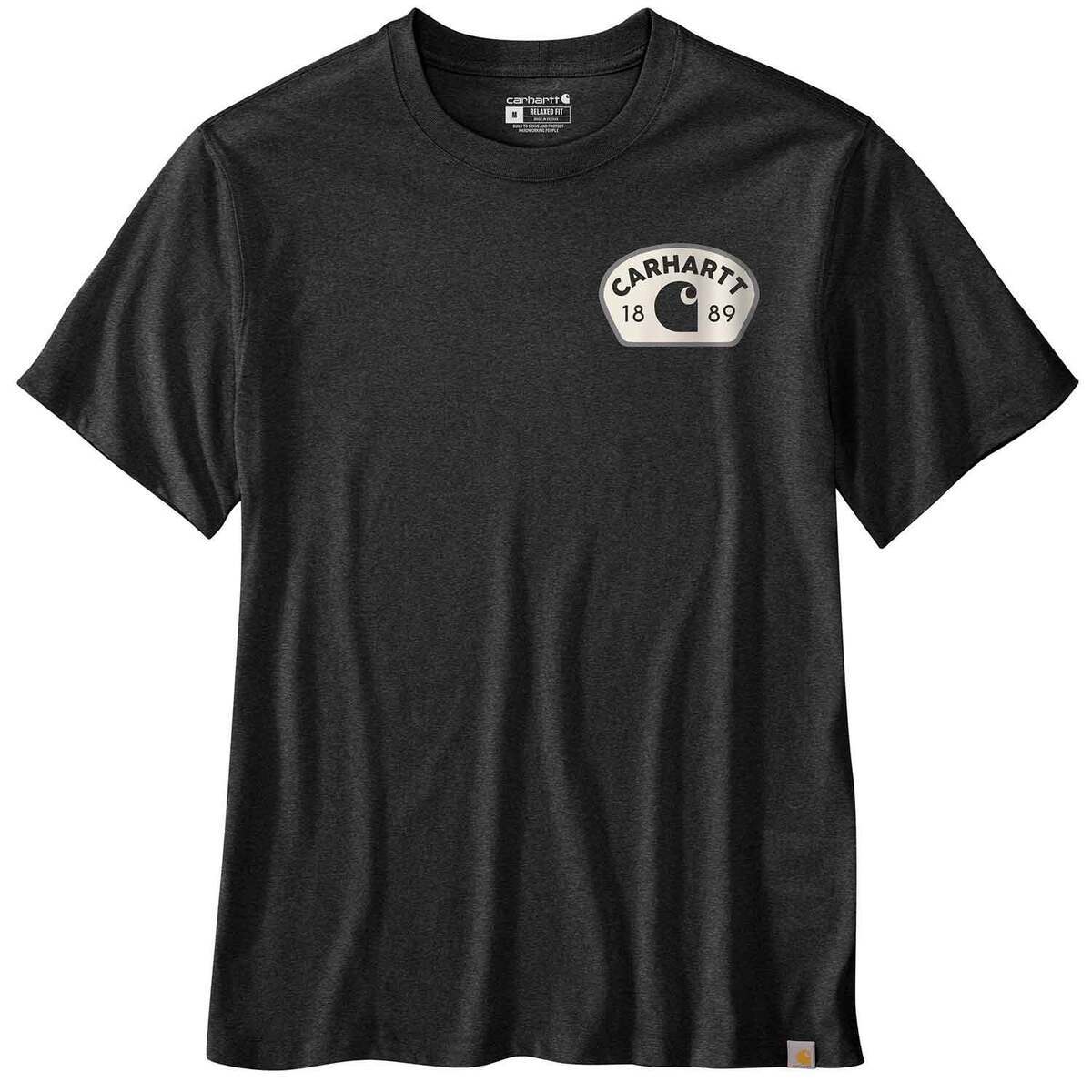 Carhartt Men's Relaxed Fit 1889 Graphic Short Sleeve Work Shirt Carhartt Men's Relaxed Fit 1889 Graphic Short Sleeve Work Shirt