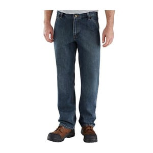 Carhartt Men's Relaxed Fit Holter Dungaree Jeans - Blue Ridge - 42X32