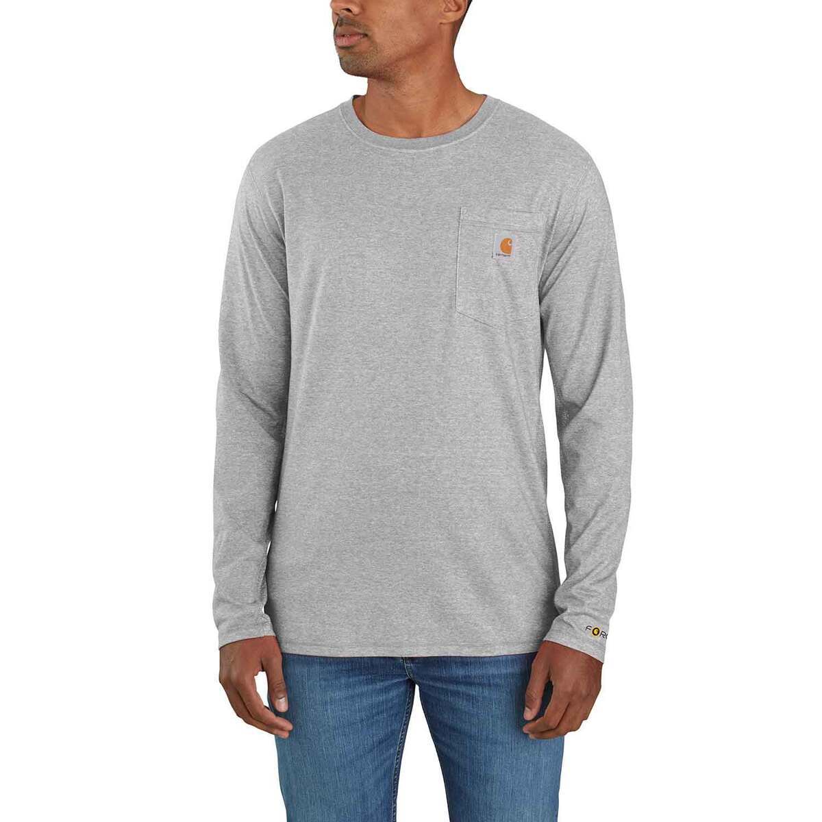 Carhartt Men's Force Relaxed Fit Midweight Long Sleeve Work Shirt Carhartt Men's Force Relaxed Fit Midweight Long Sleeve Work Shirt