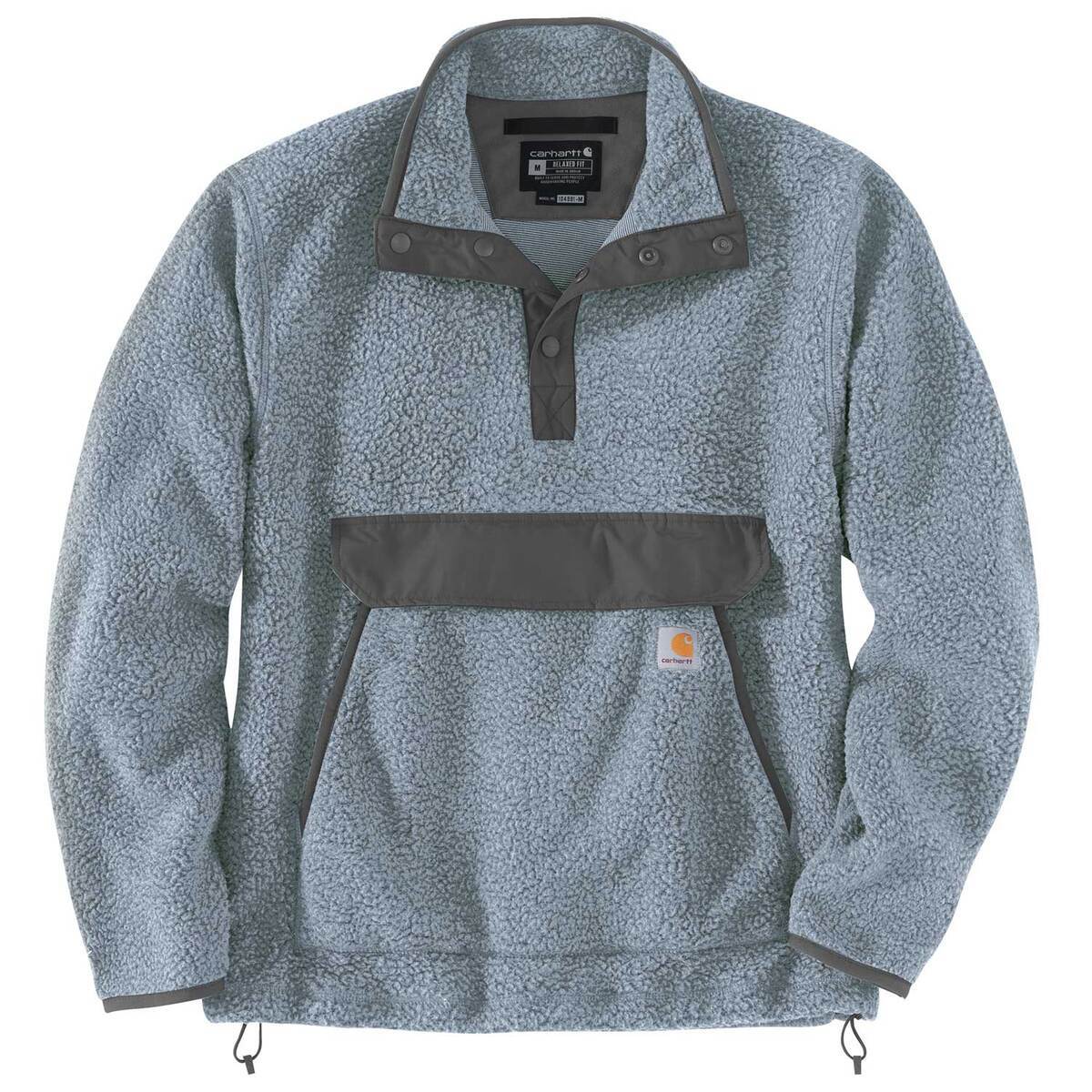 Carhartt Men's Relaxed Fit Snap Front Fleece Jacket Carhartt Men's Relaxed Fit Snap Front Fleece Jacket