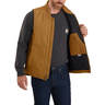 Carhartt Men's Rib Collar Duck Cotton Work Vest - Carhartt Brown - XL - Carhartt Brown XL