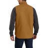 Carhartt Men's Rib Collar Duck Cotton Work Vest - Carhartt Brown - XL - Carhartt Brown XL