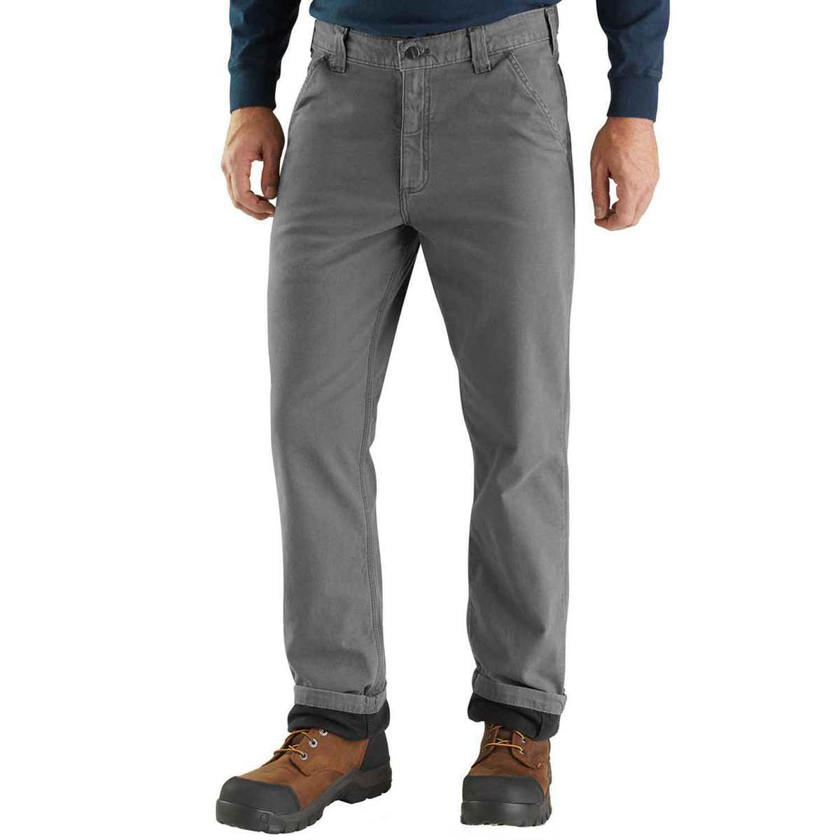 Carhartt Men's Rugby Flex Rigby Lined Relaxed Fit Work Pants Carhartt Men's Rugby Flex Rigby Lined Relaxed Fit Work Pants
