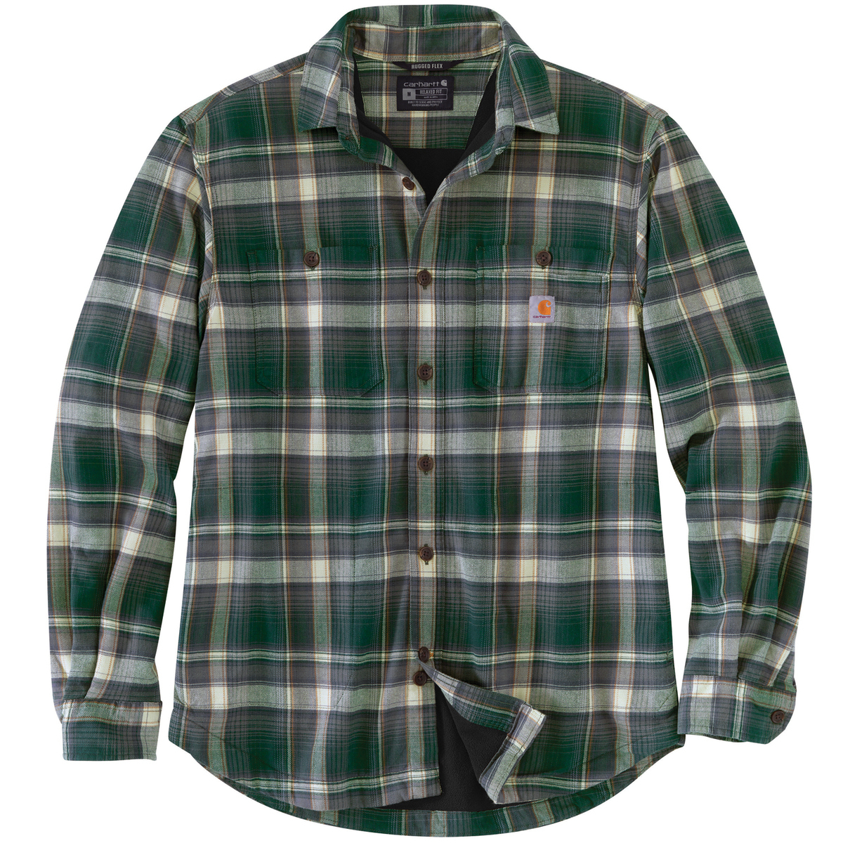 Carhartt Men's Rugged Flex Midweight Flannel Long Sleeve Shirt Carhartt Men's Rugged Flex Midweight Flannel Long Sleeve Shirt