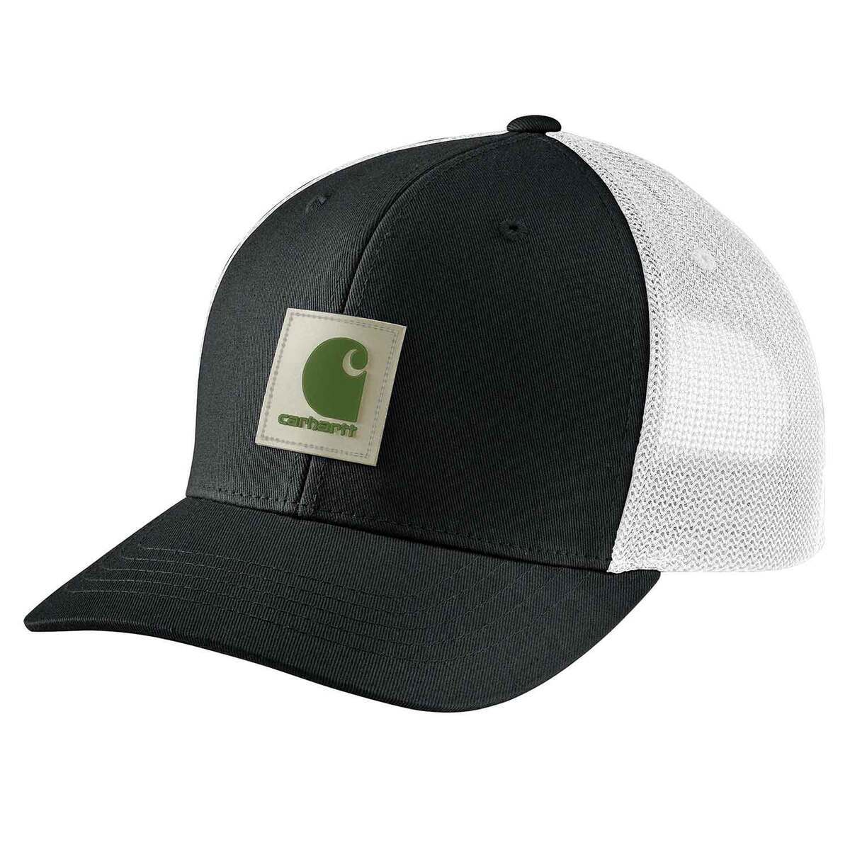 Carhartt Men's Rugged Flex Twill Mesh-Back Logo Patch Trucker Hat Carhartt Men's Rugged Flex Twill Mesh-Back Logo Patch Trucker Hat