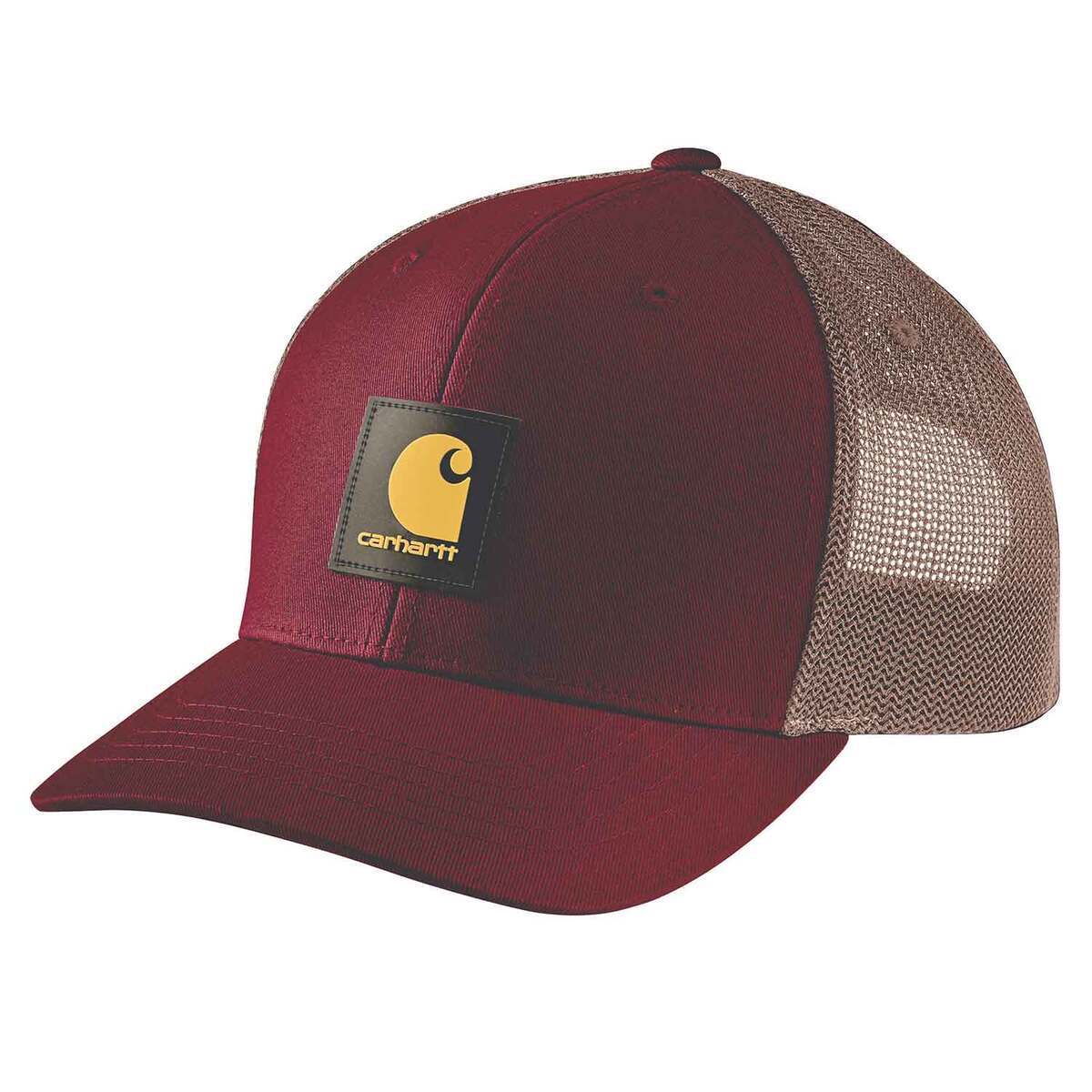 Carhartt Men's Rugged Flex Twill Mesh-Back Logo Patch Trucker Hat Carhartt Men's Rugged Flex Twill Mesh-Back Logo Patch Trucker Hat