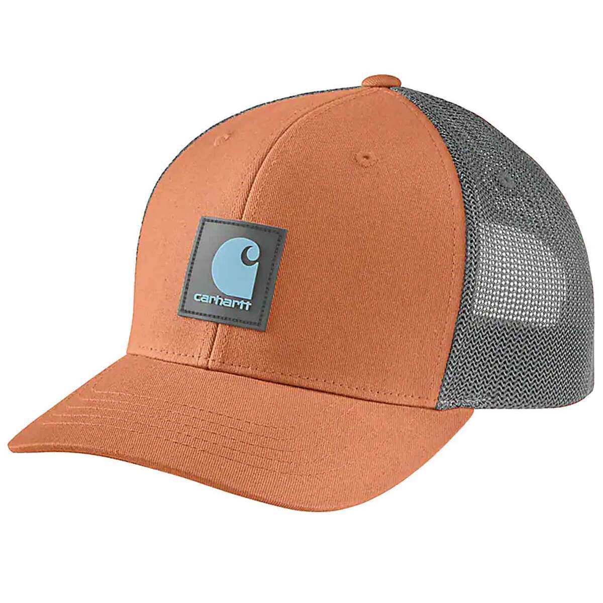 Carhartt Men's Rugged Flex Twill Mesh-Back Logo Patch Trucker Hat Carhartt Men's Rugged Flex Twill Mesh-Back Logo Patch Trucker Hat