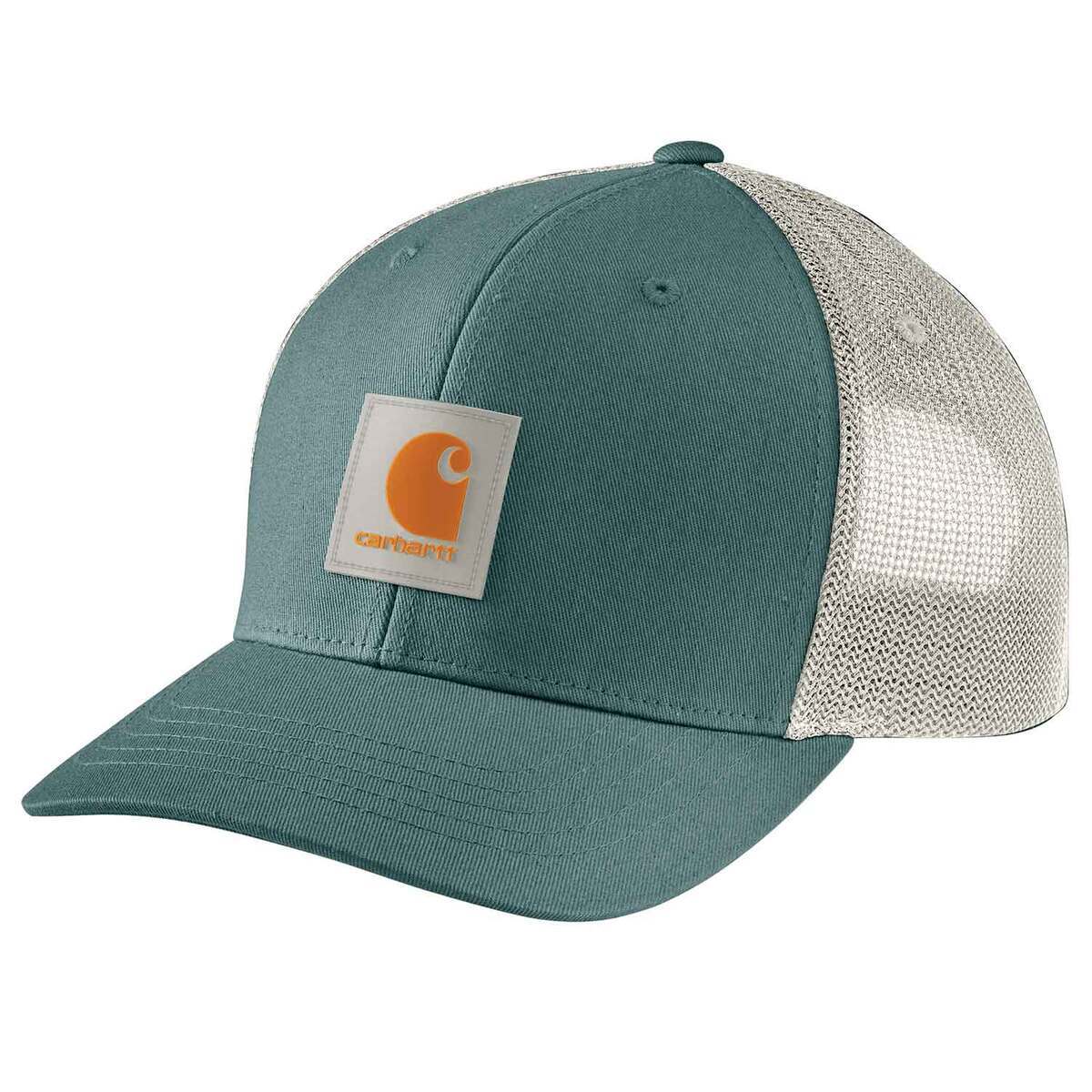 Carhartt Men's Rugged Flex Twill Mesh-Back Logo Patch Trucker Hat Carhartt Men's Rugged Flex Twill Mesh-Back Logo Patch Trucker Hat