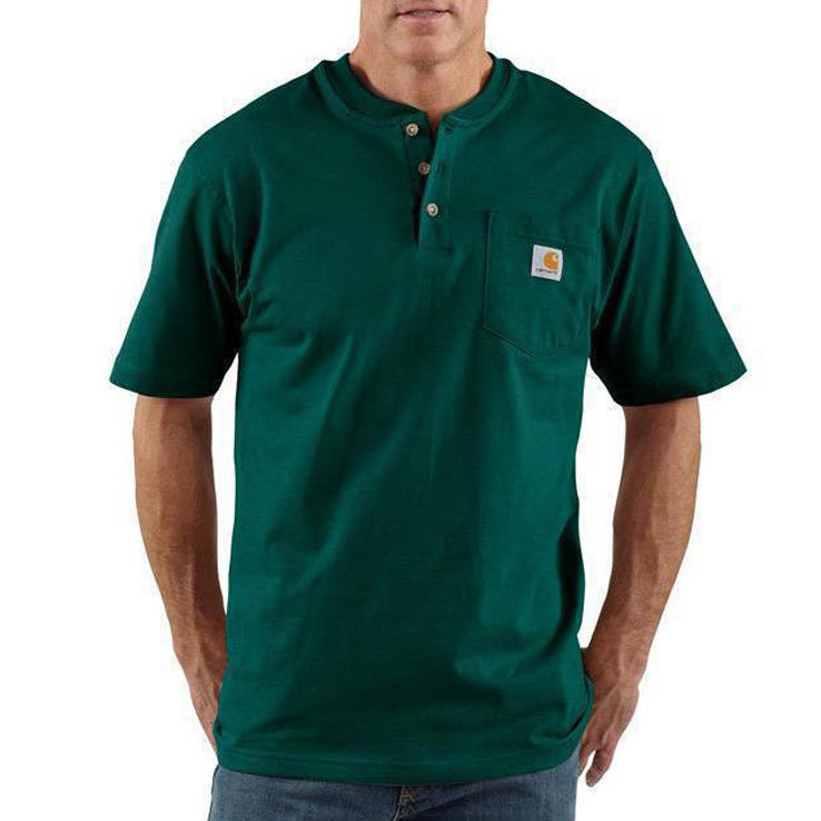 Carhartt Men's Short Sleeve Workwear Henley Carhartt Men's Short Sleeve Workwear Henley