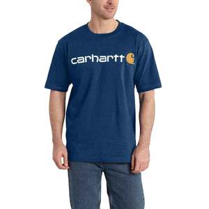 Carhartt Men's Signature Logo Short Sleeve Shirt