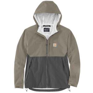 Carhartt Men's Storm Defender Waterproof Lightweight Packable Work Rain Jacket
