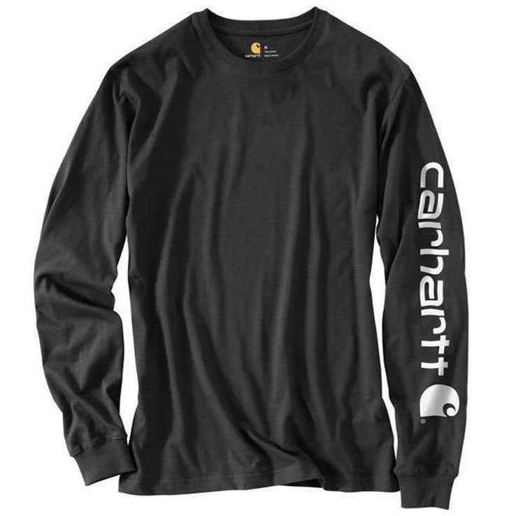 Carhartt Men's Logo Long Sleeve Work Shirt Carhartt Men's Logo Long Sleeve Work Shirt