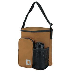 Carhartt Vertical Lunch Cooler with Water Bottle - Brown