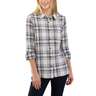 Carhartt Women's Fairview Plaid Long Sleeve Shirt - Blue - XL - Blue XL