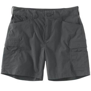 Carhartt Women's Force Madden Mid Rise Straight Fit Cargo Shorts - Shadow - 10