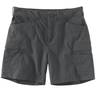 Carhartt Women's Force Madden Mid Rise Straight Fit Cargo Shorts - Shadow - 10 - Shadow 10