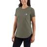 Carhartt Women's Force Relaxed Fit Midweight Pocket Work Shirt