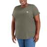 Carhartt Women's Force Relaxed Fit Midweight Pocket Work Shirt