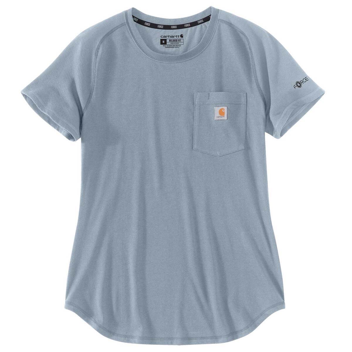Carhartt Women's Force Relaxed Fit Pocket Short Sleeve Casual Shirt Carhartt Women's Force Relaxed Fit Pocket Short Sleeve Casual Shirt